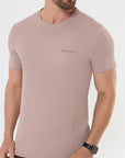 Camiseta Casual Tech Taupe — foto 2