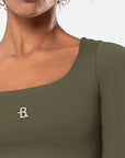 Cropped Lótus Verde Exército — foto 3
