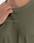 Camiseta Pima Carvalho Verde Croco — foto 3