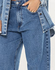 Calça Barrel Abelha Jeans — foto 7