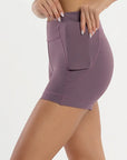 Shorts Hibisco Rosa Satin — foto 1