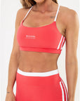 Top Violeta Vermelho Goiaba / Branco — foto 4