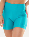 Shorts Perpétua Azul Piscina Glow — foto 4