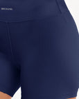 Shorts Perpétua Azul Marinho Canelado — foto 3