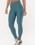 Legging Hibisco Verde Pavão — foto 4