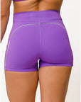 Shorts Aurora Violeta / Branco — foto 2