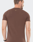 Camiseta Casual Tech Marrom — foto 4