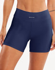 Shorts Perpétua Azul Marinho Canelado — foto 1
