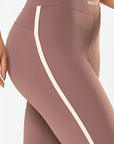 Legging Amarilis Castanho / Cream — foto 2