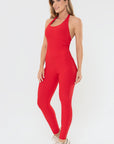 Macacão Lírio Vermelho Scarlet Canelado — foto 6