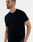 Camiseta Pima Carvalho Preto — foto 4