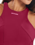 Top Hibisco Bordô — foto 3