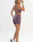 Shorts Hibisco Rosa Satin — foto 6