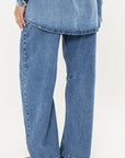 Calça Barrel Abelha Jeans — foto 5
