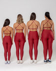 Legging Perpétua 4" Red Dark — foto 8