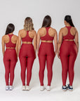 Legging Perpétua 6" Red Dark — foto 8
