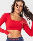 Cropped Lótus Vermelho College — foto 1