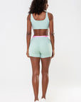 Top Amarílis Verde Jade / Rosa Sorvete Glow — foto 7