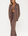Camisa Violeta Marrom — foto 8