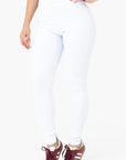 Legging Peônia Branco Canelado — foto 1