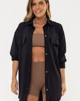 Camisa Violeta Preto — foto 1