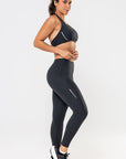 Legging Hibisco Preto Fly — foto 5