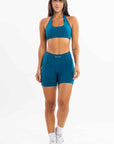 Shorts Peonia Verde Esmeralda — foto 6
