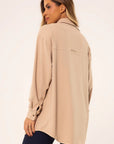 Camisa Violeta Cream — foto 2