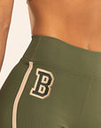 Legging Íris Verde Croco Canelado/Cream — foto 3