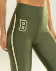 Legging Íris Verde Croco / Cream — foto 3