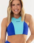 Top Hibisco Azul Bic / Azul Celeste