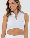 Top Polo Lótus Branco — foto 1