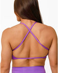 Top Bella Violeta / Branco — foto 2