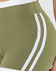 Shorts Dália Verde / Branco — foto 3