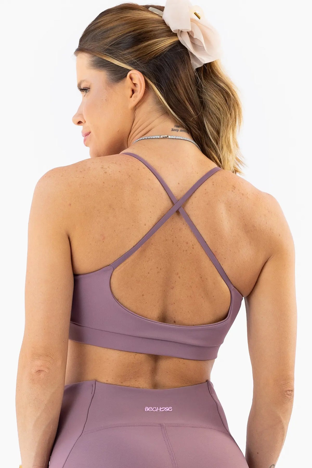 Top Violeta Rosa Satin — foto 2