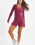 Macaquinho Lótus Cranberry Canelado — foto 5