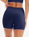 Shorts Perpétua Azul Marinho Canelado — foto 2