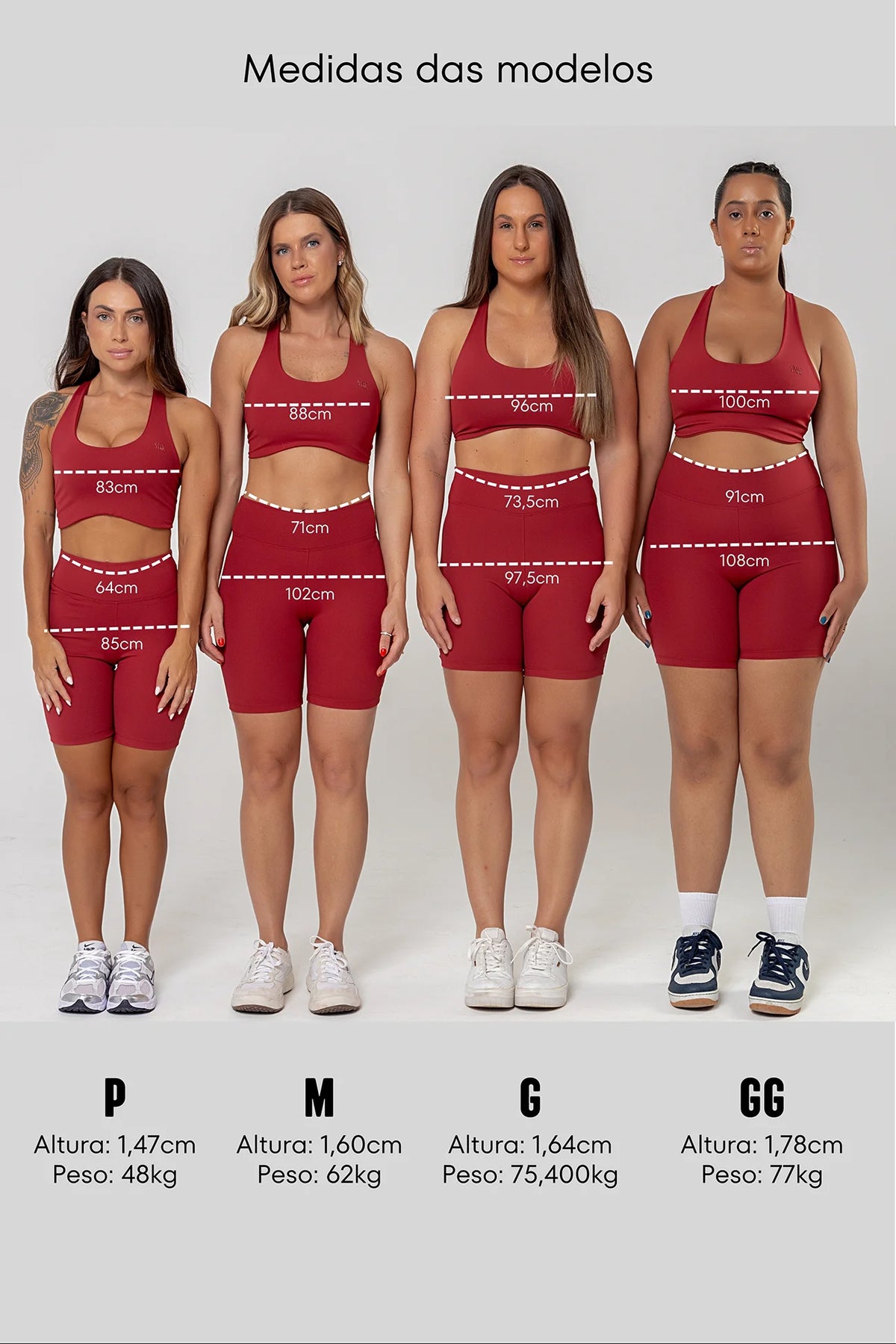 Shorts Perpétua 6" Red Dark — foto 5