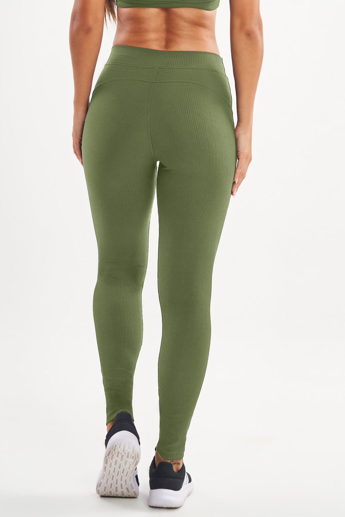 Legging Peonia Verde Croco Canelado — foto 2