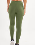 Legging Peonia Verde Croco Canelado — foto 2