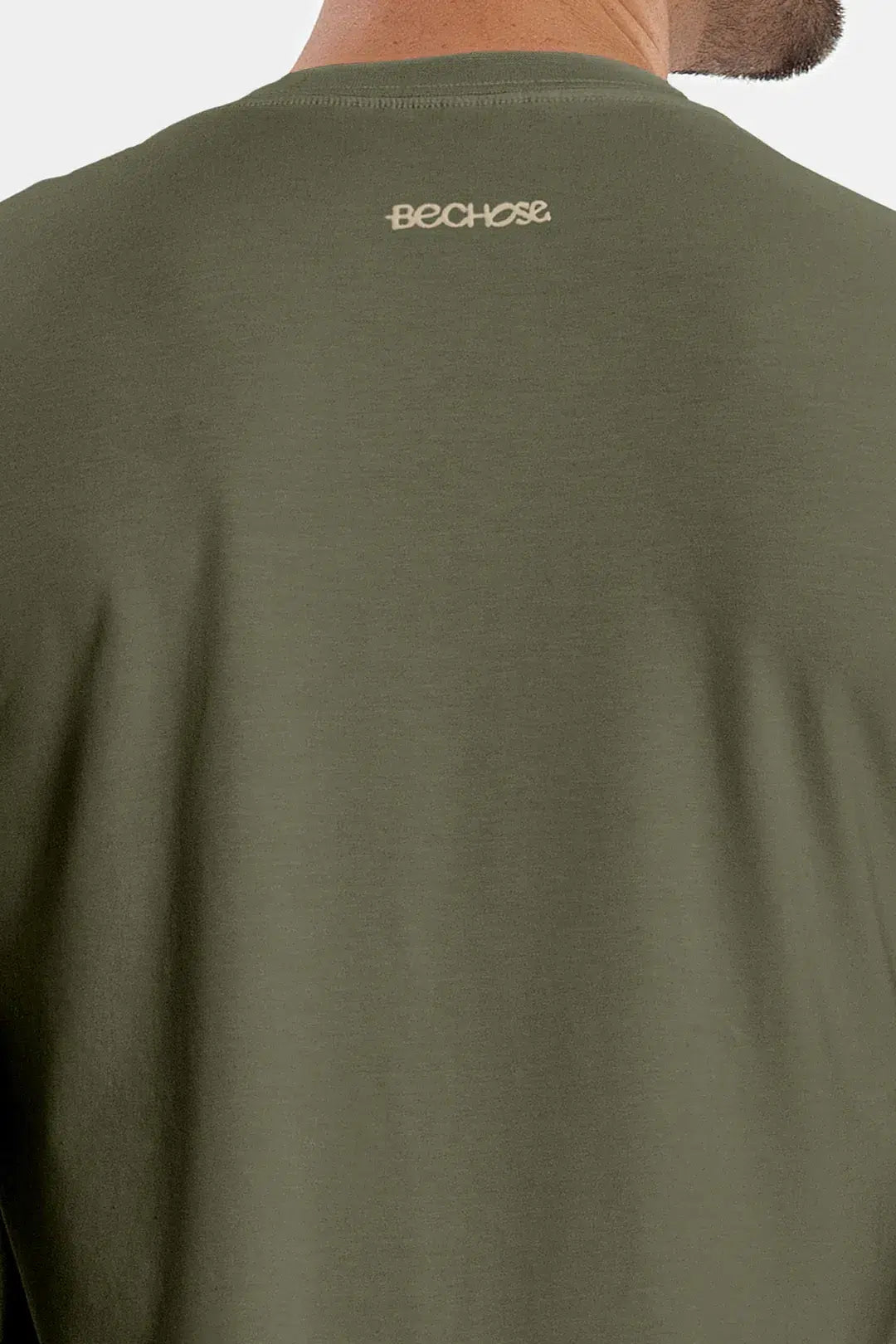Camiseta Pima Carvalho Verde Croco — foto 5