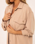 Camisa Violeta Cream — foto 4
