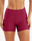Shorts Hibisco Bordô — foto 3