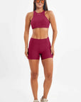 Shorts Hibisco Bordô — foto 6