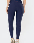 Legging Amarilis Azul Marinho / Vermelho Goiaba — foto 2