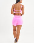 Shorts Orquídea Rosa Sorvete / Glow — foto 7