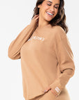 Conjunto Blusão E Calça Serena Caramelo — foto 1