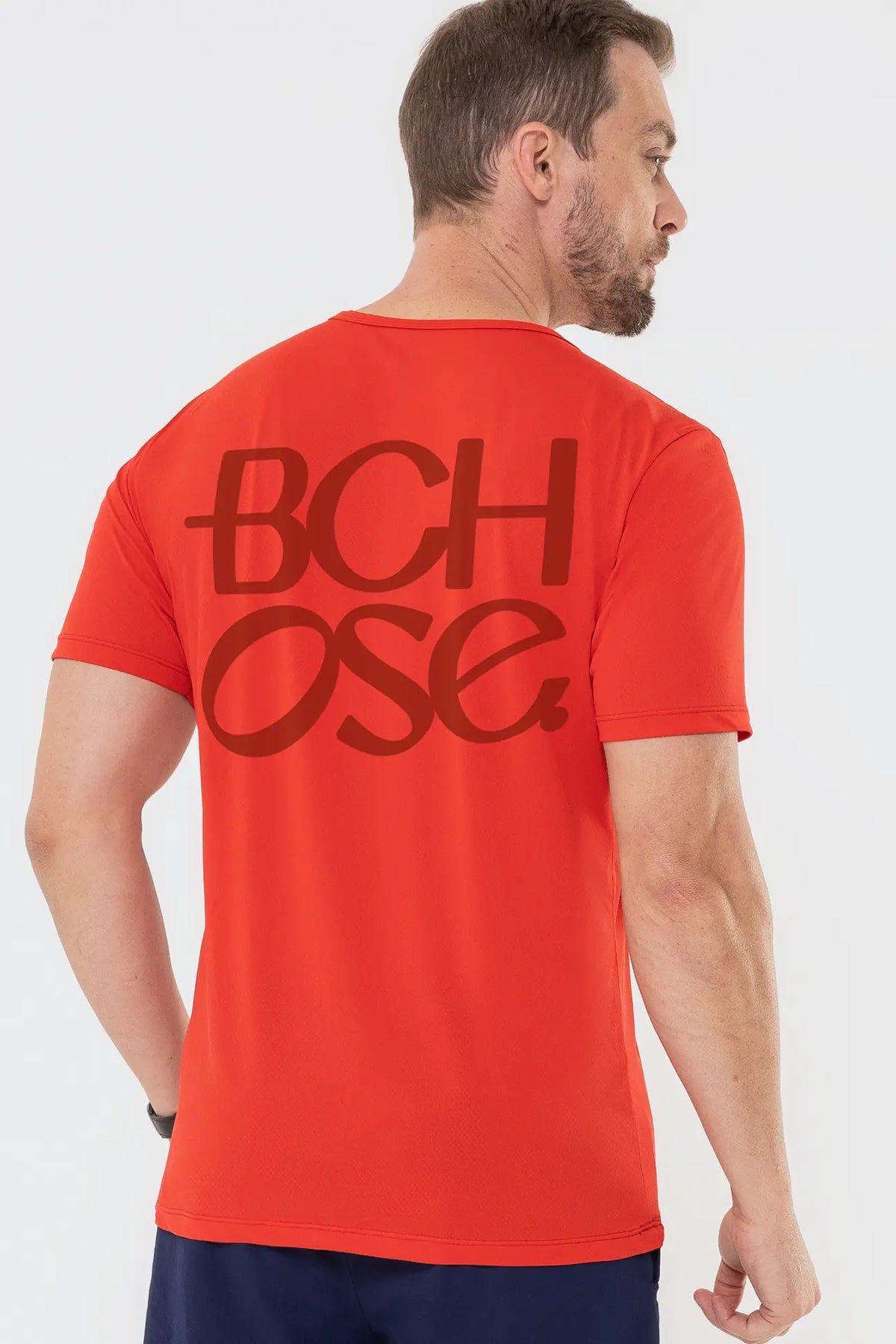 Camiseta Dry Básica Masculina Vermelha — foto 2