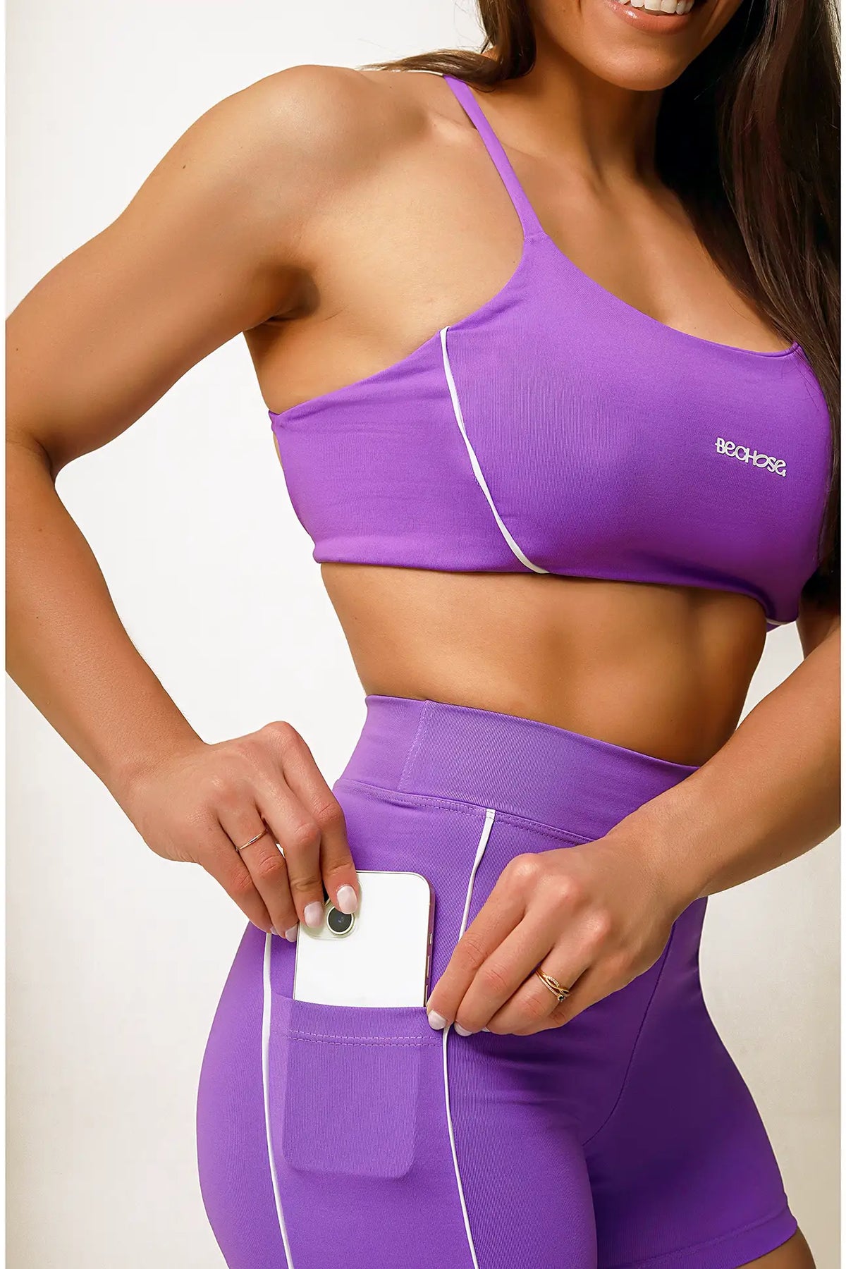 Top Bella Violeta / Branco — foto 5