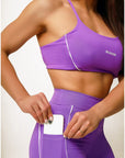 Top Bella Violeta / Branco — foto 5